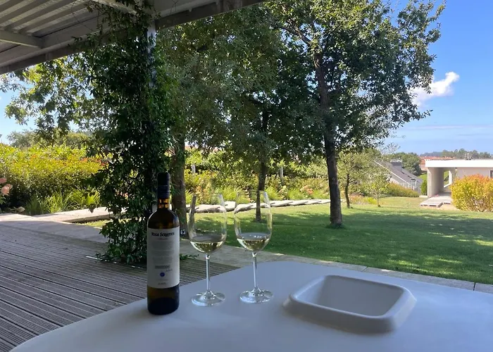 Con Jardin Rodeado De Vinedos * Ribadumia